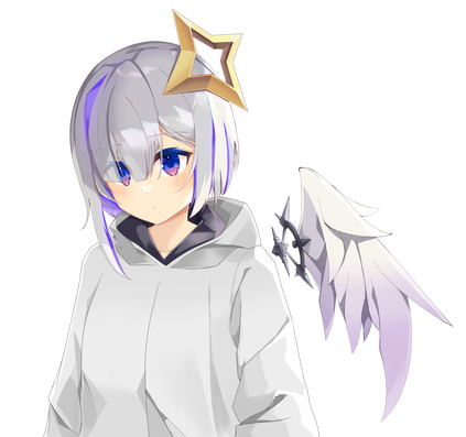 Amane Kanata in Outsider by Eve cover outfit